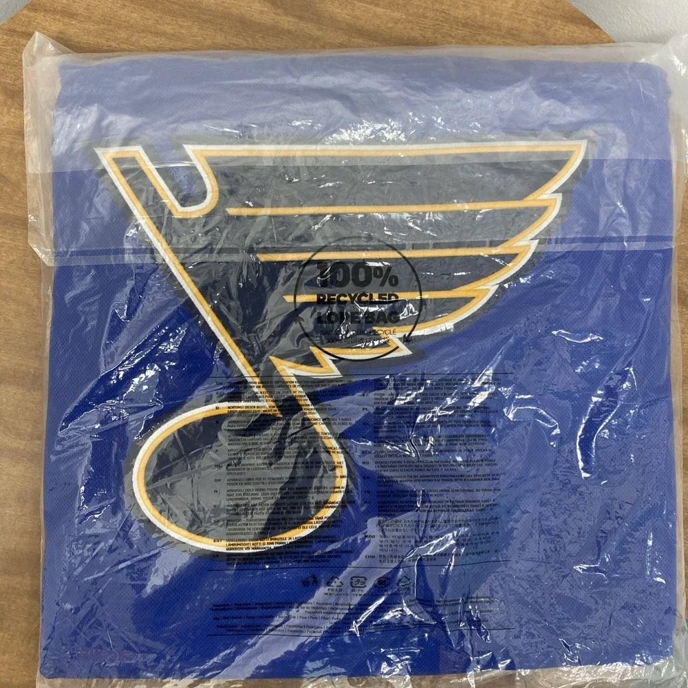 Adidas Primegreen St Louis Blues Royal Blue‎ Home Hockey Jersey Size 54